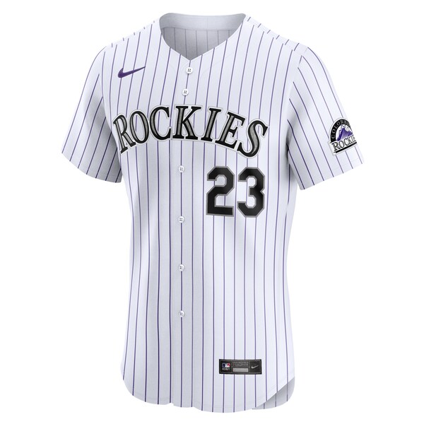 Kris Bryant Colorado Rockies Nike Home Elite Jersey - White