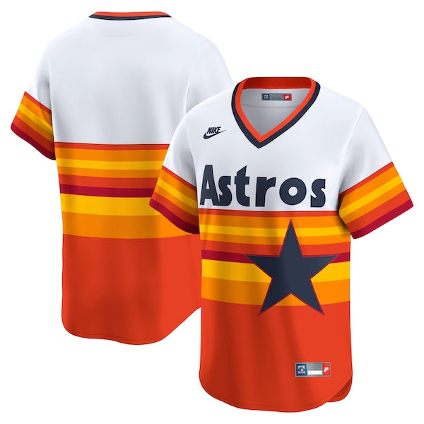Houston Astros Nike Throwback Cooperstown Collection Limited Jersey - White