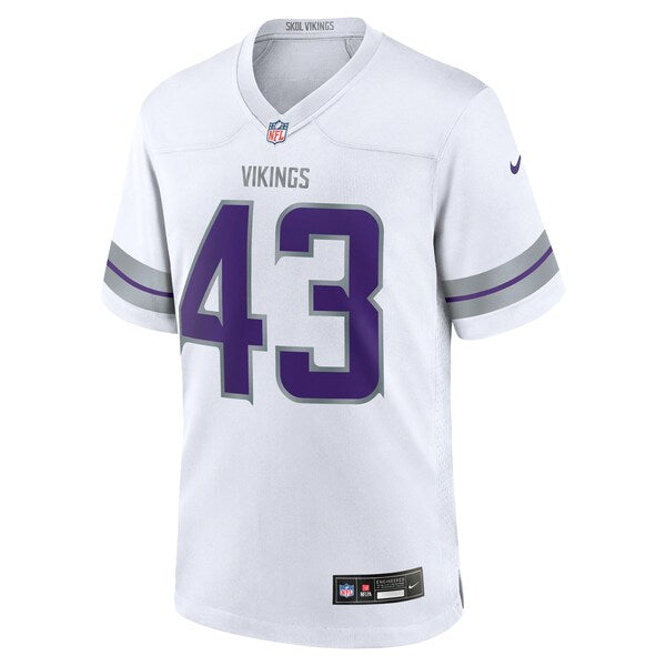 Andrew Van Ginkel Minnesota Vikings Nike Alternate Game Jersey -  White/Purple