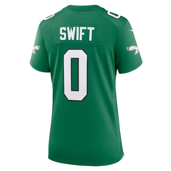 D'Andre Swift Philadelphia Eagles Nike Women's Alternate Game Jersey - Kelly Green