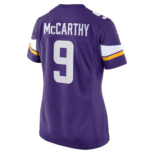 J.J. McCarthy Minnesota Vikings Nike Women's 2024 NFL Draft First Round Pick Player Game Jersey - Purple