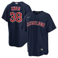 Steven Kwan Cleveland Guardians Nike Alternate Replica Jersey - Navy