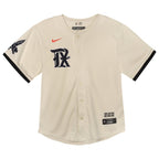 Texas Rangers Nike Toddler City Connect Limited Jersey - Natural
