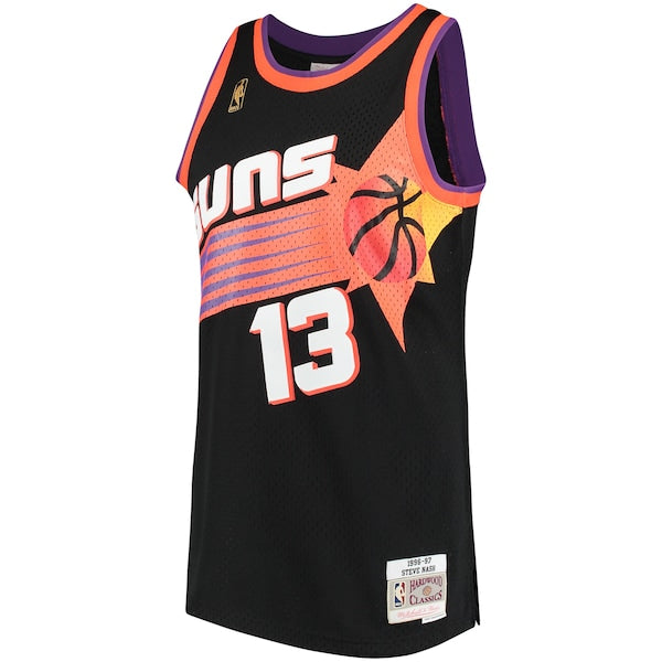 Steve Nash Phoenix Suns 1996/97 Hardwood Classics Swingman Jersey - Black