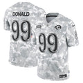 Aaron Donald Los Angeles Rams Nike 2024 Salute to Service Retired Player Limited Jersey - Arctic Camo