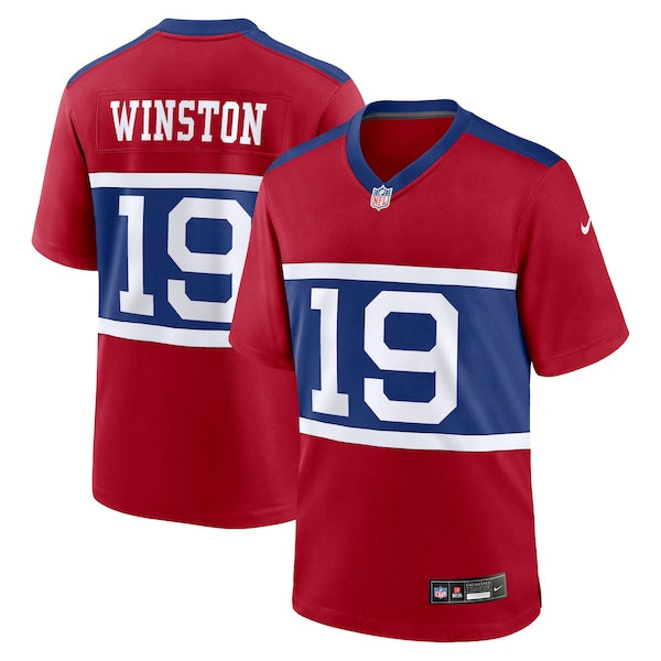 Jameis Winston New York Giants Nike Alternate Game Jersey - Century Red/Royal