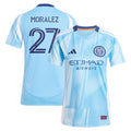 Maximiliano Moralez New York City FC adidas Women's 2025 The Excelsior Kit Replica Player Jersey - Light Blue