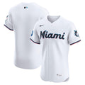 Miami Marlins Nike Home Elite Jersey - White
