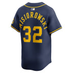 Jacob Misiorowski Milwaukee Brewers Nike Alternate Limited Jersey - Navy