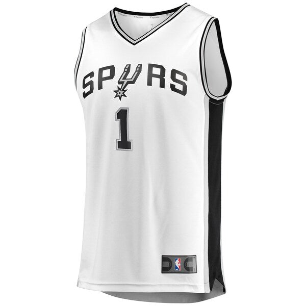 Victor Wembanyama San Antonio Spurs  Fast Break Replica Player Jersey - Association Edition - White/Black