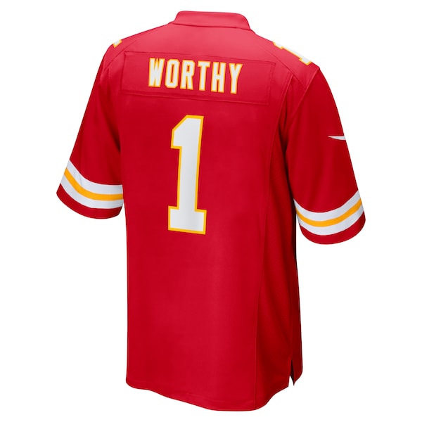 Xavier Worthy Kansas City Chiefs Nike 2024 NFL Draft First Round Pick Player Youth Game Jersey - Red