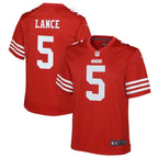 Trey Lance San Francisco 49ers Nike Youth Game Jersey - Scarlet/White