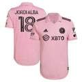 Jordi Alba Ramos Inter Miami CF adidas 2024 The Heart Beat Kit Authentic Player Jersey - Pink