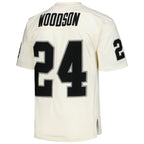 Charles Woodson Las Vegas Raiders Chainstitch Legacy Jersey - Cream