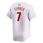 Trea Turner Philadelphia Phillies Nike Home Limited Player Jersey - White