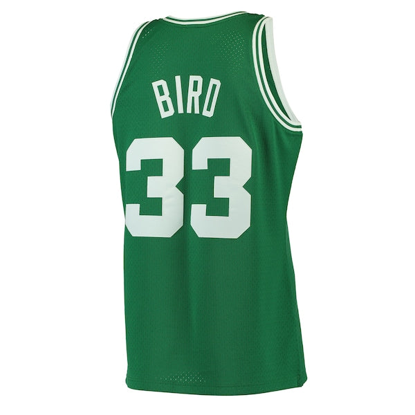Larry Bird Boston Celtics Hardwood Classics Swingman Jersey - Kelly Green/White