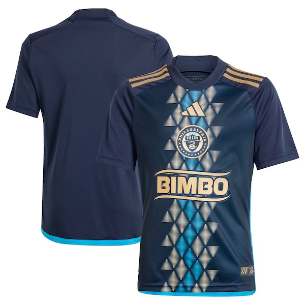 Philadelphia Union adidas Youth 2024 The XV Kit Replica Jersey – Navy