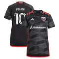 Gabriel Pirani D.C. United adidas Women's 2024 The Icon Kit Replica Player Jersey – Black