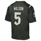 Garrett Wilson New York Jets Nike Youth 2025 Rivalries Collection Game Jersey - Gotham Green