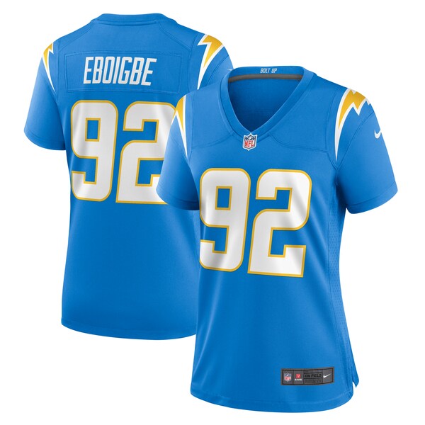 Justin Eboigbe Los Angeles Chargers Nike Women's  Game Jersey -  Powder Blue