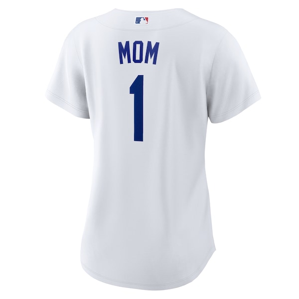 Los Angeles Dodgers Nike Women's #1 Mom Home Replica Jersey - White