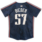 Shane Bieber Cleveland Guardians Nike Preschool 2024 City Connect Limited Jersey - Navy