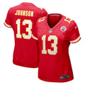 Nazeeh Johnson Kansas City Chiefs Nike Women's Game Player Jersey - Red