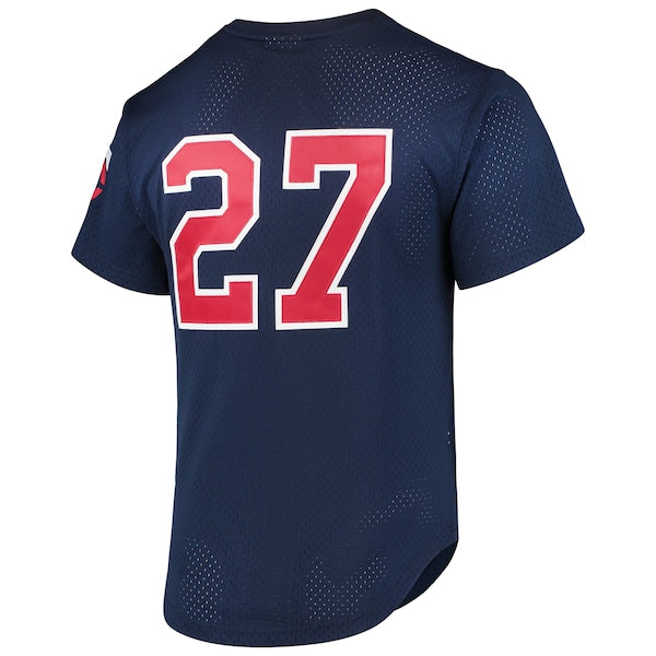 David Ortiz Minnesota Twins 2002 Cooperstown Collection Mesh Batting Practice Jersey - Navy