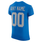 Detroit Lions Nike Alternate Vapor F.U.S.E. Elite Custom Jersey -  Blue