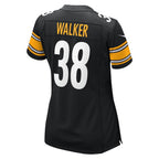 Mykal Walker Pittsburgh Steelers Nike Women's Team Game Jersey -  Black