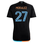 Maximiliano Moralez New York City FC adidas 2024 24/7 Kit Replica Player Jersey - Black
