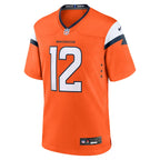 Jahdae Barron Denver Broncos Nike 2025 NFL Draft First Round Pick Game Jersey - Orange