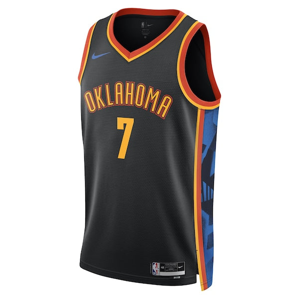 Chet Holmgren Oklahoma City Thunder Nike Unisex 2023/24 Swingman Player Jersey - City Edition - Navy