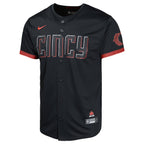 Ken Griffey Jr. Cincinnati Reds Nike Youth City Connect Limited Player Jersey - Black