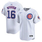 Patrick Wisdom Chicago Cubs Nike Home Limited Player Jersey - White