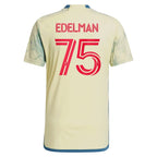 Daniel Edelman New York Red Bulls adidas 2024 Daniel Patrick Kit Replica Jersey - Yellow