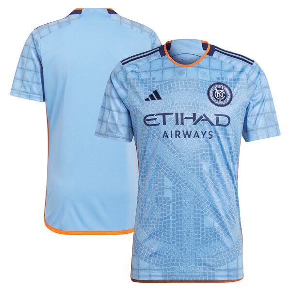 New York City FC adidas 2024 The Interboro Kit Replica Jersey - Light Blue