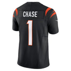 Ja'Marr Chase Cincinnati Bengals Nike Vapor F.U.S.E. Limited Jersey - Black/White