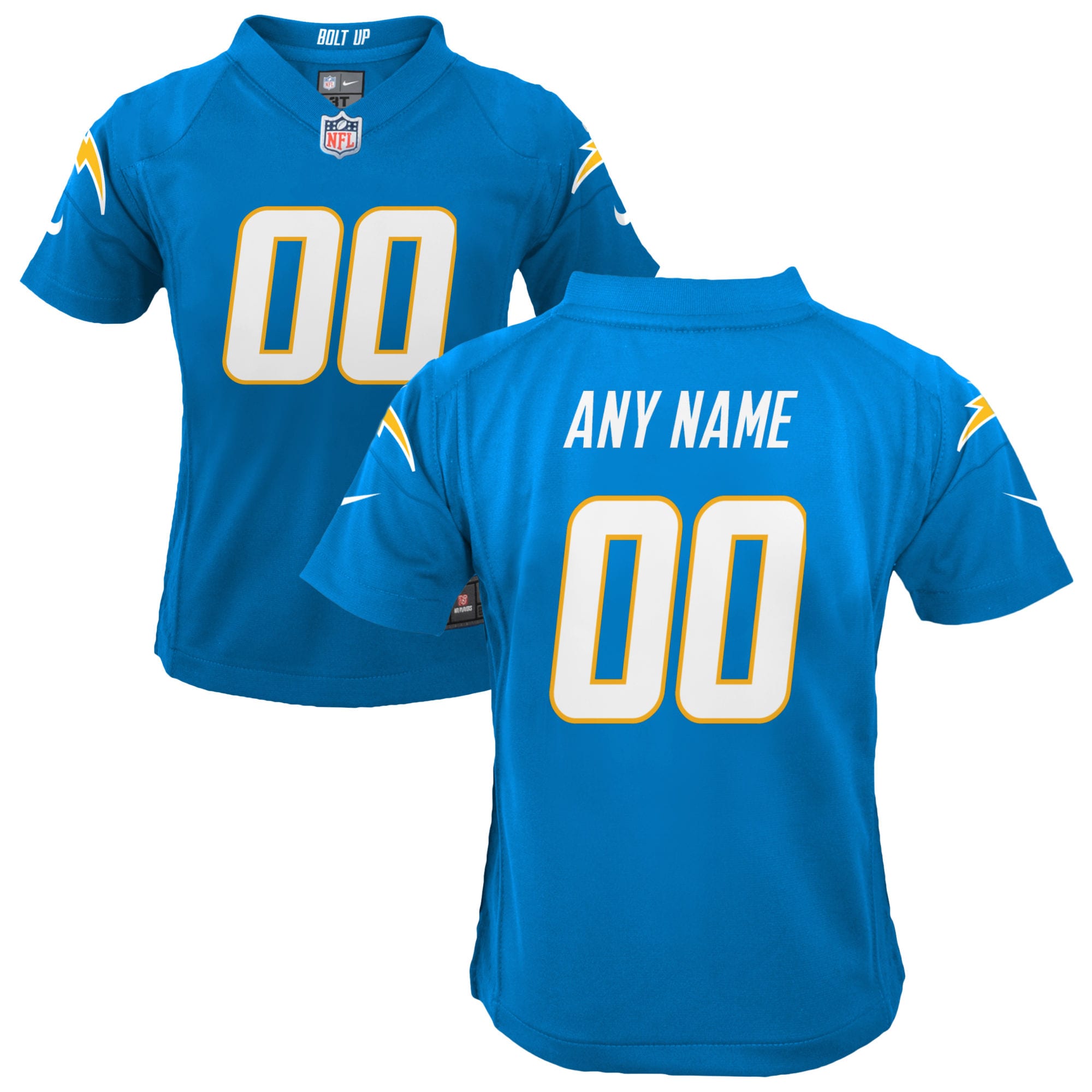 Los Angeles Chargers Nike Youth Alternate Custom Game Jersey - Royal/Blue
