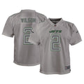 Zach Wilson New York Jets Nike Youth Atmosphere Game Jersey - Gray