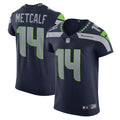DK Metcalf Seattle Seahawks Nike Vapor Elite Player Jersey - College Navy/Neon Green