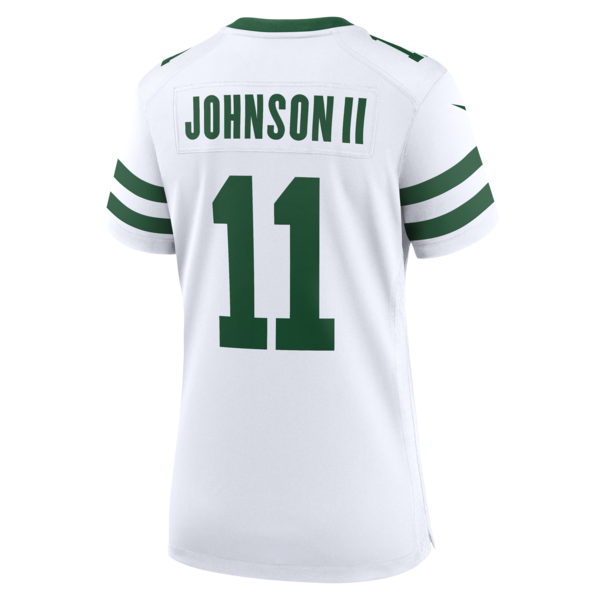 Jermaine Johnson II New York Jets Nike Women's Alternate Game Jersey - Spotlight White/Green