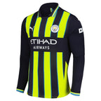 Kevin De Bruyne Manchester City Puma 2024/25 Away Replica Long Sleeve Player Jersey - Navy
