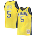 Jalen Rose Indiana Pacers 1999/00 Hardwood Classics Swingman Jersey - Gold