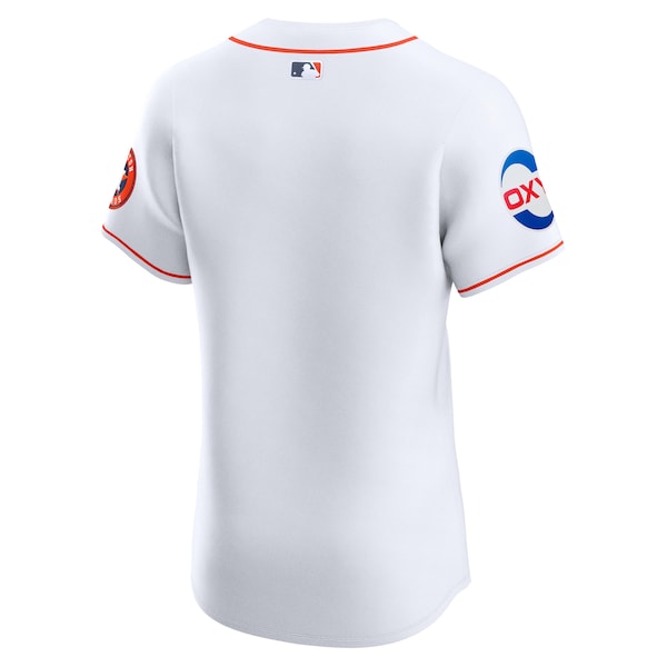Houston Astros Nike Home Elite Patch Jersey - White