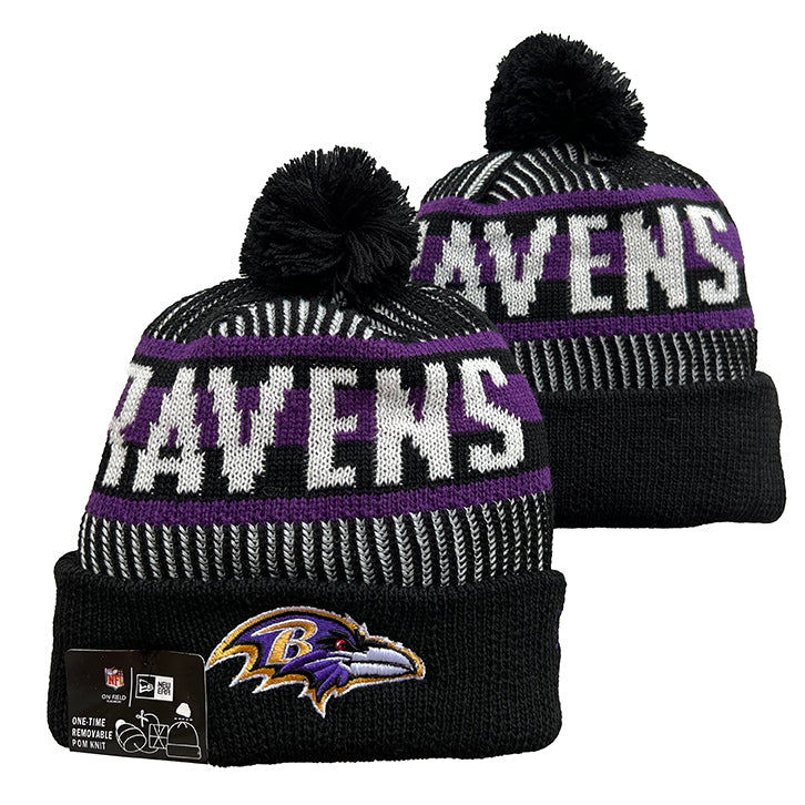 BALTIMORE RAVENS KNIT HAT