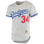 Fernando Valenzuela Los Angeles Dodgers Road 1981 Cooperstown Collection Authentic Jersey - Gray