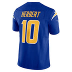 Justin Herbert Los Angeles Chargers Nike Vapor F.U.S.E. Limited Jersey - Royal/Navy/Powder Blue/White