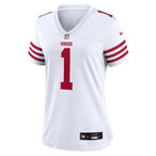 Deebo Samuel Sr San Francisco 49ers Nike Women's Game Jersey - White/Scarlet