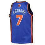 Carmelo Anthony New York Knicks  Youth 2010/11 Hardwood Classics Swingman Jersey - Blue